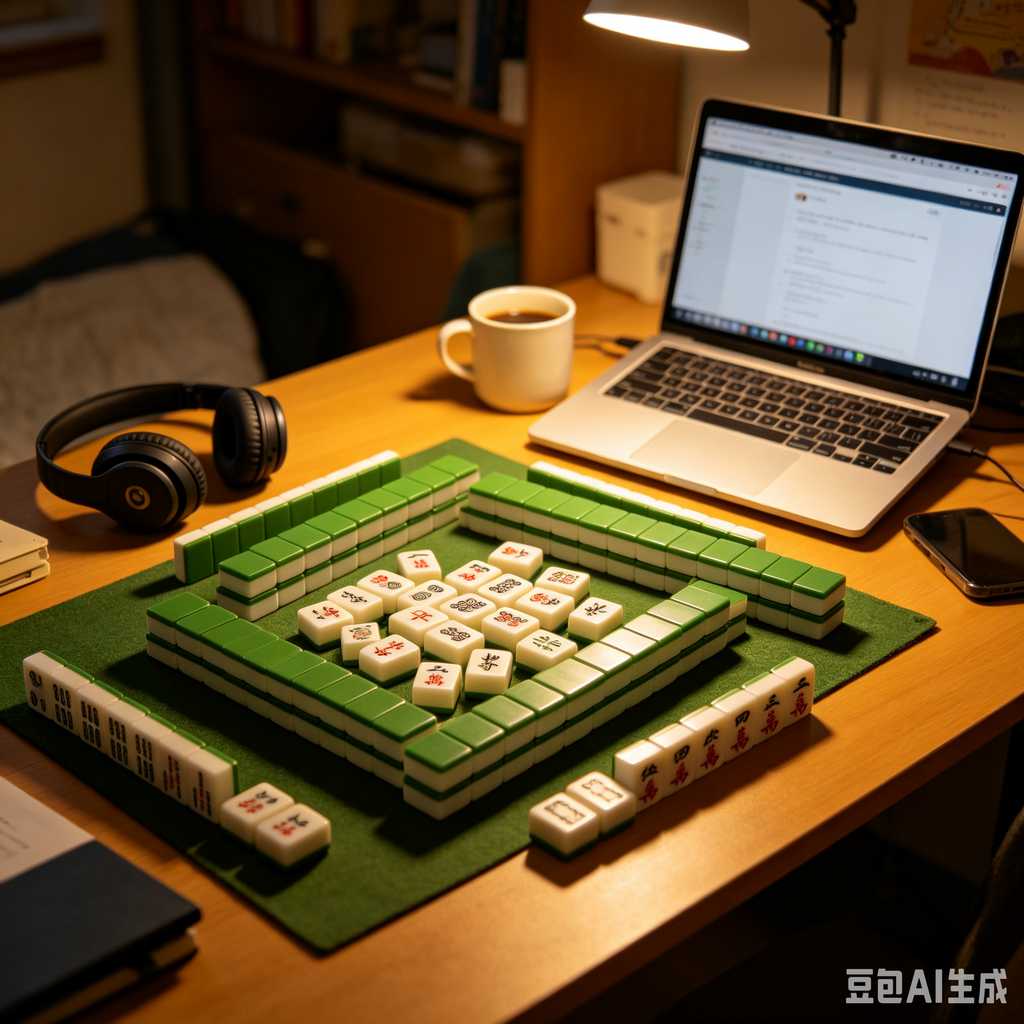 asian classic board game mahjong