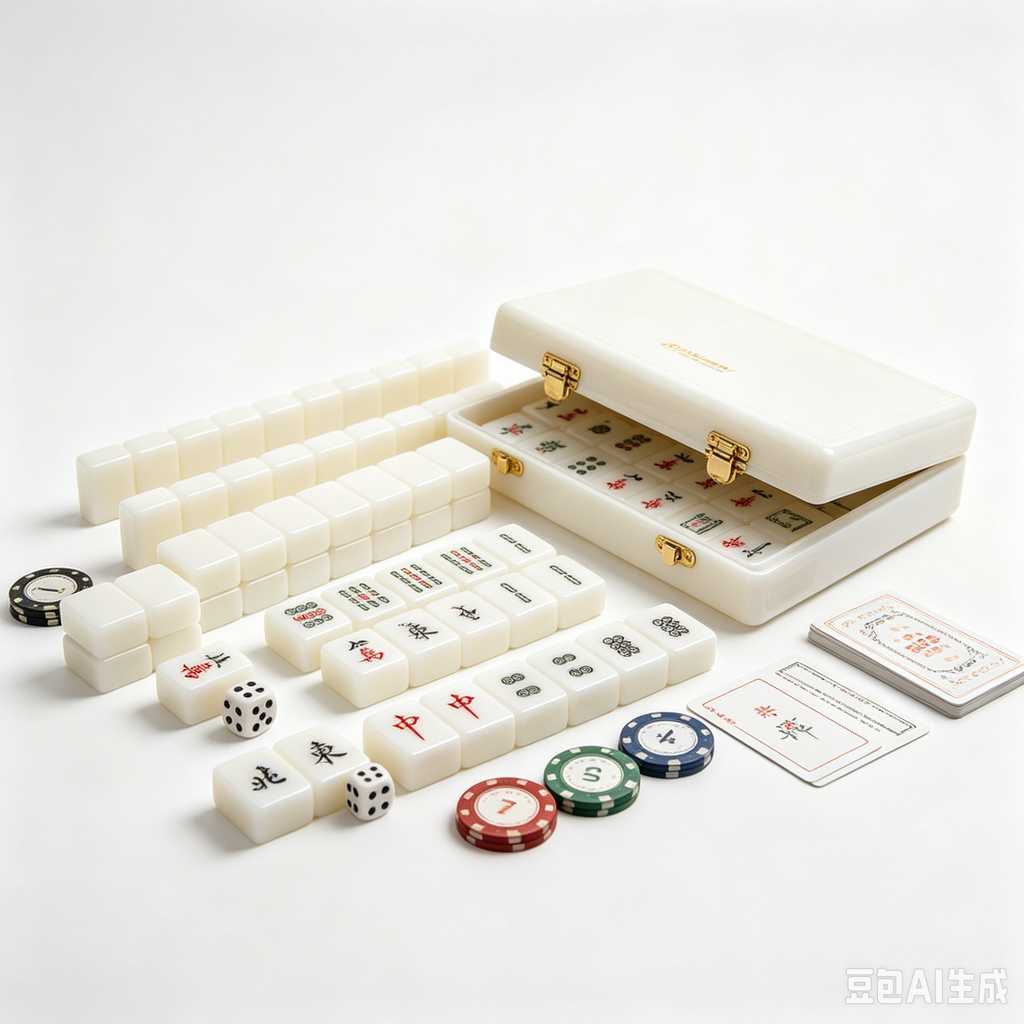 space saving mahjong game set